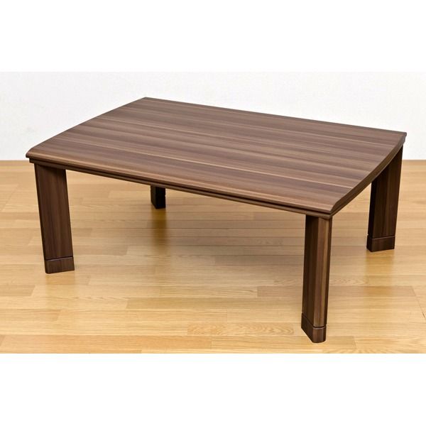 スーパSALE10倍＆4時間限定10％OFF 継ぎ足式モダンこたつテーブル 本体 【長方形/105cm×75cm】 ウォールナット 木製 本体 高さ調節可 テーパー加工【代引NG】 テーブル