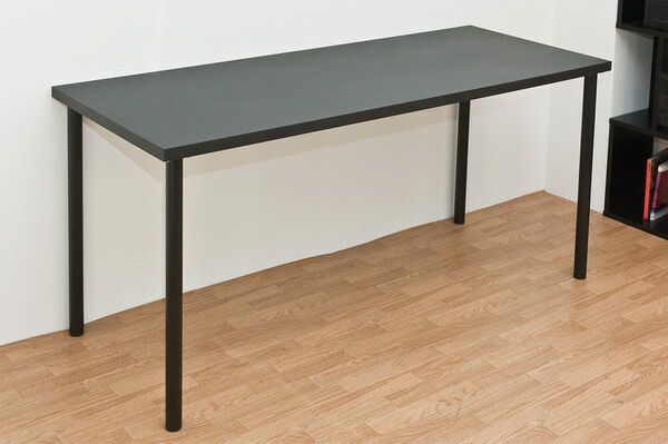 フリーテーブル(作業台/PCデスク/書斎テーブル) 幅150cm×奥行60cm ホワイト(白) 天板厚3cm代引NG デスク パソコンデスク