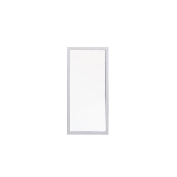 スーパSALE10倍＆4時間限定10％OFF 軽量ウォールミラー (高さ60cm/ホワイト/白)飛散防止加工/姿見鏡/全身/スリム/壁掛け/モダン/北欧風/韓国インテリア/完成品/NK-215 鏡 スタンドミラー