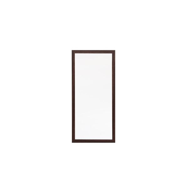 スーパSALE10倍＆4時間限定10％OFF 軽量ウォールミラー (高さ60cm/ブラウン/茶)飛散防止加工/姿見鏡/全身/スリム/壁掛け/モダン/北欧風/完成品/NK-215 鏡 スタンドミラー