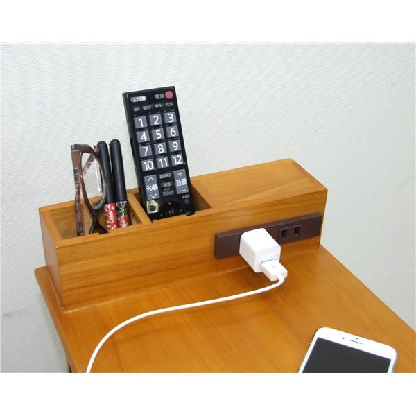ソファーサイド すっ桐ワゴン（サイドテーブル）完成品 テーブル サイドテーブル・ナイトテーブル