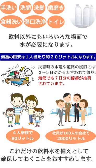 スーパSALE10倍＆4時間限定10％OFF 甲州の5年保存水 備蓄水 2L×6本（1ケース） 非常災害備蓄用ミネラルウォーター 日用品雑貨・文房具・手芸 防災関連グッズ 保存水