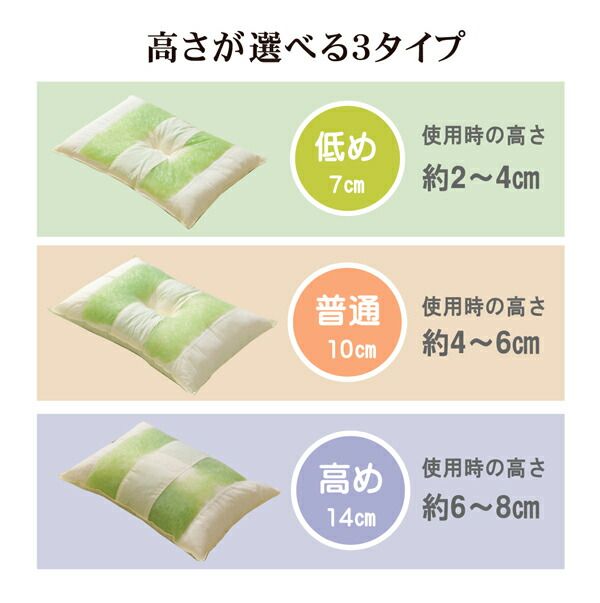 枕/ピロー 約35×50×10cm 普通 側地綿100％ 高さを選べる ヒバエッセンス使用 『森の眠りひば枕M』 〔ベッドルーム〕代引NG 寝具 枕・抱き枕 枕