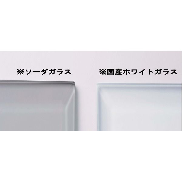 2倍拡大鏡付き卓上ミラー 壁掛け・置き型両用 ホワイトガラス使用 日本製 鏡 スタンドミラー