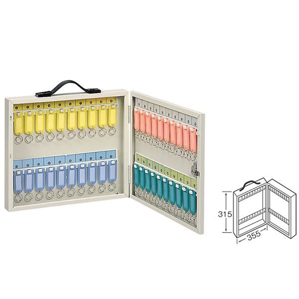 ワールド キーボックス兼用型 K-40 40本掛用0904-03040 日用品雑貨・文房具・手芸 防犯関連グッズ キーボックス