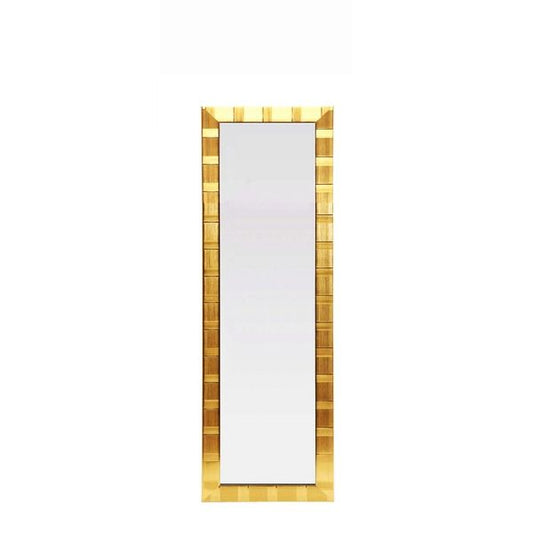 ウォールミラー/全身姿見鏡 壁掛け用 ＨＪ(Ｈａｎｄ made in Japan)ミラー(3尺) 飛散防止付 GOLD 日本製 鏡 スタンドミラー