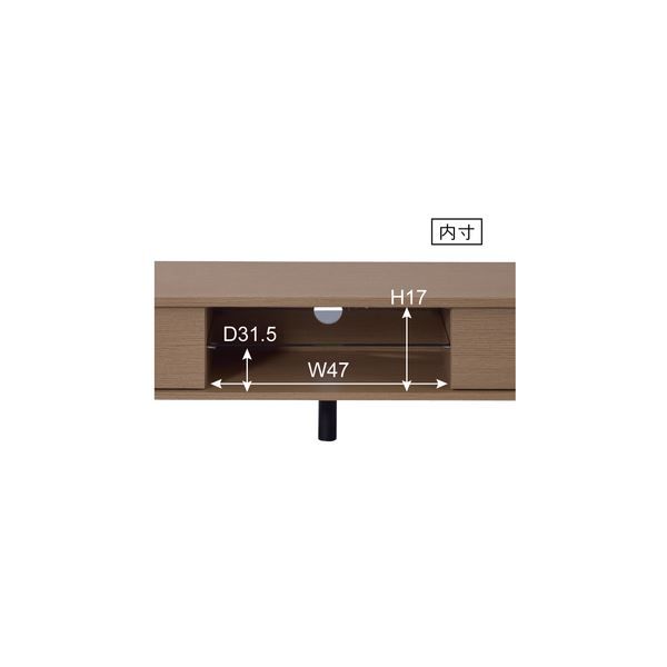 スーパSALE10倍＆4時間限定10％OFF テレビ台 テレビボード 幅150cm ウォールナット 収納付き 脚付き スチールフレーム リビング ダイニング インテリア家具 収納家具 テレビ台・ローボード