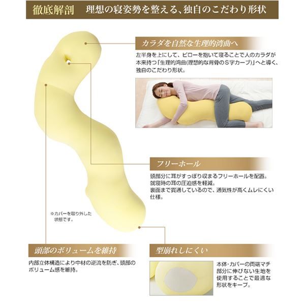 スーパSALE10倍＆4時間限定10％OFF ファイテン(PHITEN) 星のやすらぎ 療法士ボディピロー YO603000