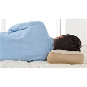 スーパSALE10倍＆4時間限定10％OFF シンプル 枕/ピロー 【幅50cm×奥行30cm×高さ10cm】 日本製 綿100％ ナイロンファスナー付き 高さ調整可 中材量調整可 〔寝室〕【代引NG】