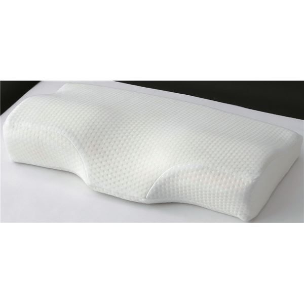 メディキュアピロー/枕 R型 幅50cm×奥行30cm×高さ6cm〜10cm 低反発ウレタンフォーム ポリエステル100％代引NG