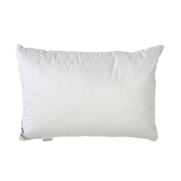 スーパSALE10倍＆4時間限定10％OFF 羽根 枕 ピロー 45×65cm 通気性 グース100％ サテン地カバー ベッドルーム 寝室
