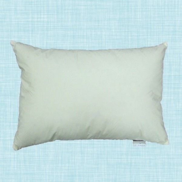 スーパSALE10倍＆4時間限定10％OFF 羽根 枕 ピロー 45×65cm 通気性 グース100％ サテン地カバー ベッドルーム 寝室