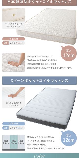 組立設置サービス 頑丈 引き出し収納付き ベッド セミシングル スリムヘッドボード 薄型宮付き 国産ポケットコイルマットレス 背面化粧 低ホルムアルデヒドF☆☆☆☆ 長尺物可 大容量 2口コンセント 収納ボックス2杯 日本製 ダークブラウン代引NG
