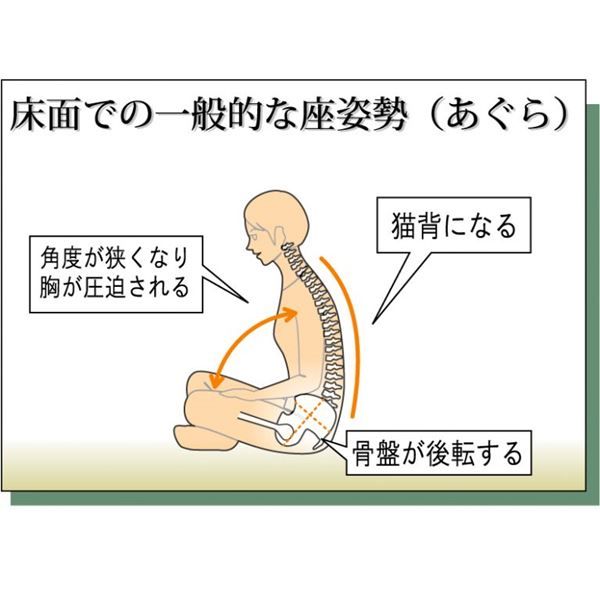 あぐら椅子/正座椅子 背もたれ付き モスグリーン×ブラック 幅60cm 耐荷重80kg 日本製 スチール〔リビング〕代引NG