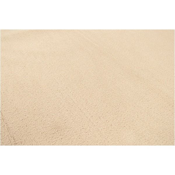 スーパSALE10倍＆4時間限定10％OFF カーペット ラグ 平織 フリーカット ループ / 江戸間 6畳 261×352cm ベージュ プレーン 九装