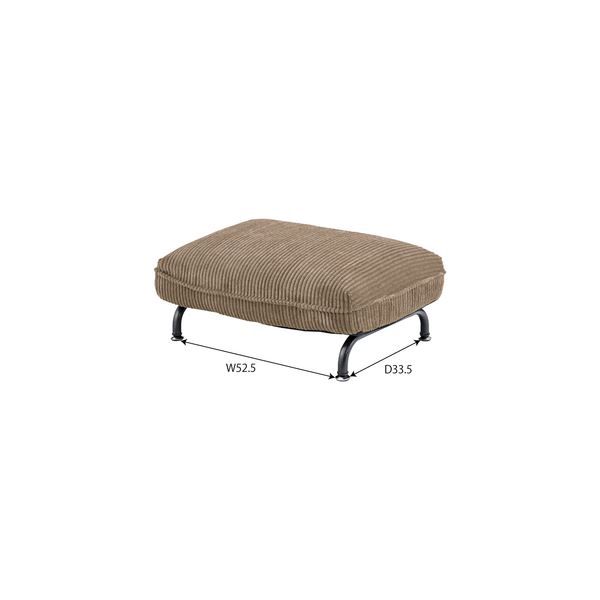 スーパSALE10倍＆4時間限定10％OFF オットマン スツール 幅70cm ネイビー スチール ポリエステル リビング ダイニング インテリア家具 和室