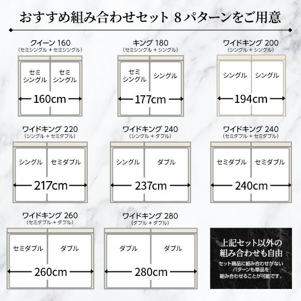 スーパSALE10倍＆4時間限定10％OFF 宮棚付き ローベッド 連結ベッド クイーンサイズ (SS+SS) ポケットコイルマットレス付き スノコ構造 ヘッドボード付き LEDライト付き 2口コンセント付き 木目調 頑丈 ブラック