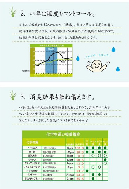 い草 花ござ ラグマット/絨毯 ブルー 江戸間4.5畳 約261×261cm 抗菌 防臭 消臭 調湿 日本製 〔リビング ダイニング〕代引NG