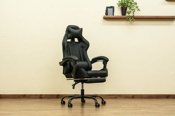 スーパSALE10倍＆4時間限定10％OFF フルフラットメッシュレーシングチェア ブラック (BK）【代引NG】