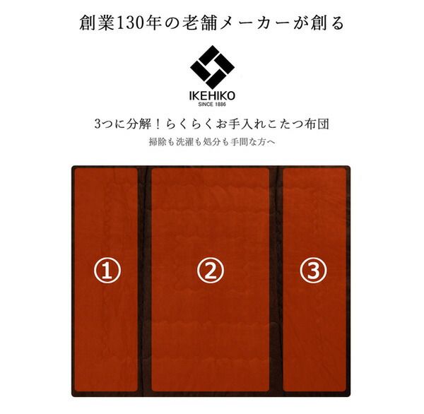 簡単ケア こたつ布団/寝具 グリーン 約190×240cm 長方形 洗える フランネル素材 キルティング加工 〔リビング〕代引NG