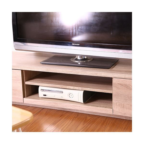 テレビ台 ローボード 幅150cm ホワイトオーク AV機器収納対応 引き出し付き 木目調 リビング ダイニング ベッドルーム代引NG