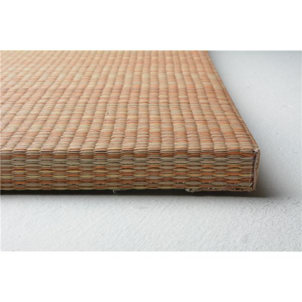 スーパSALE10倍＆4時間限定10％OFF 置き畳/リビング用品 【約幅82×奥行82×高さ2.5cm ブラウン】 い草100％ 軽量 防滑 空気清浄 キズ防止 『フラッタ 倉敷II』【代引NG】