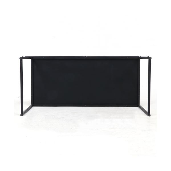 ワークデスク/パソコンデスク 幅1200×奥行550×高さ720mm スチール アジャスター付き 組立品代引NG