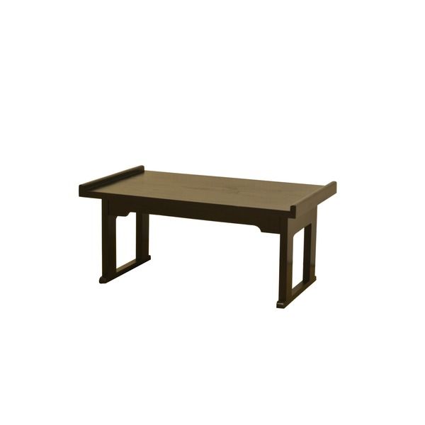 経机 仏具 幅60cm×奥行34cm×高さ27.5cm 木製 コンパクト 折脚 折りたたみ 読書机 置き台 完成品代引NG