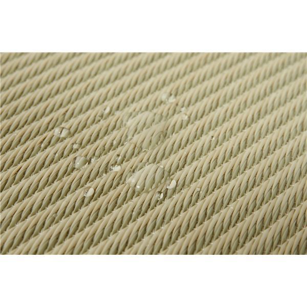 スーパSALE10倍＆4時間限定10％OFF PP 置き畳/ユニット畳 【65×65×2.5cm グリーン】 洗える 抗カビ 消臭 防滑加工 『市松模様 いちまつもよう』 〔リビング〕【代引NG】