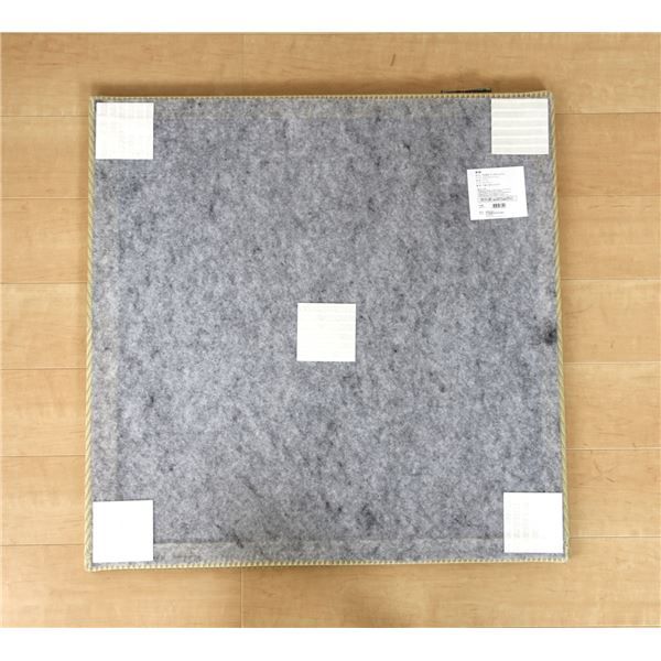 スーパSALE10倍＆4時間限定10％OFF PP 置き畳/ユニット畳 【65×65×2.5cm グリーン】 洗える 抗カビ 消臭 防滑加工 『市松模様 いちまつもよう』 〔リビング〕【代引NG】