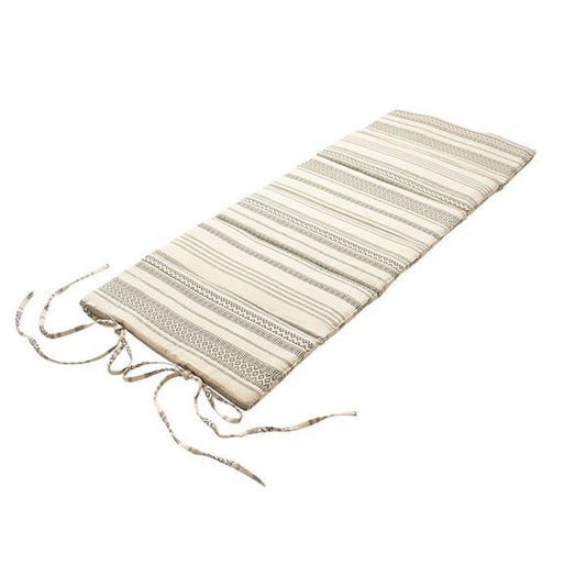 インド綿 6つ折り マットレス 65×170×2.5cm ブラック 綿100％ 吸湿発乾性 オールシーズン 折りたたみ 『テラ』代引NG
