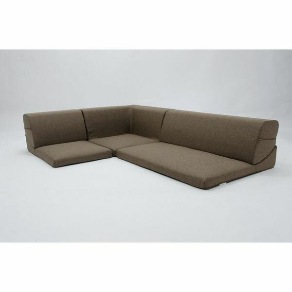 1人掛け ソファー/フロアソファー 単体 グリーン 幅49cm ウレタンフォーム 日本製 〔リビング ダイニング〕代引NG