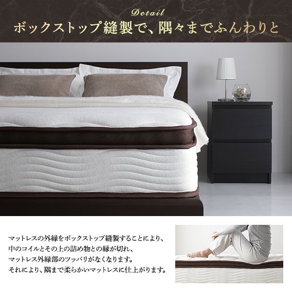 スーパSALE10倍＆4時間限定10％OFF マットレス セミシングル 80cm 2層 ポケットコイル ハイグレード 快眠 ニット 体圧分散 1年保証 コンパクト 圧縮梱包