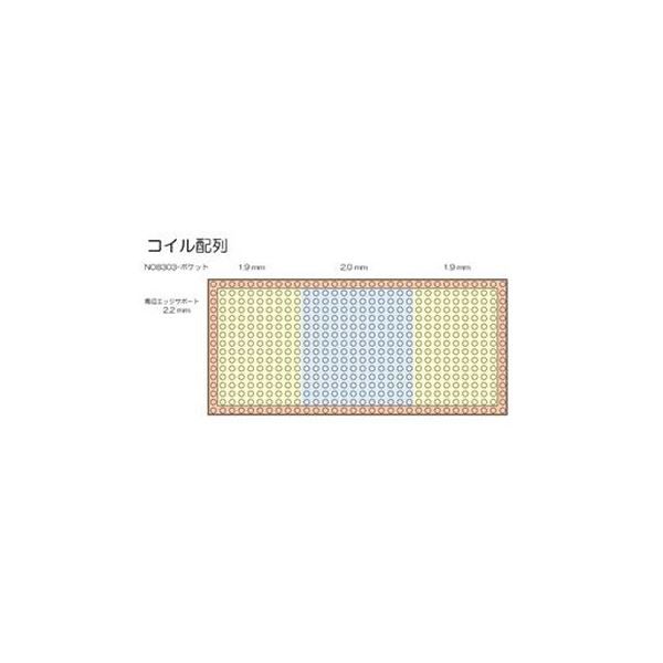 3ゾーンポケットコイルマットレス シングル 幅100cm 日本製 ピロートップ やわらかめ エッジサポート 圧縮梱包 ベッドフレーム別売