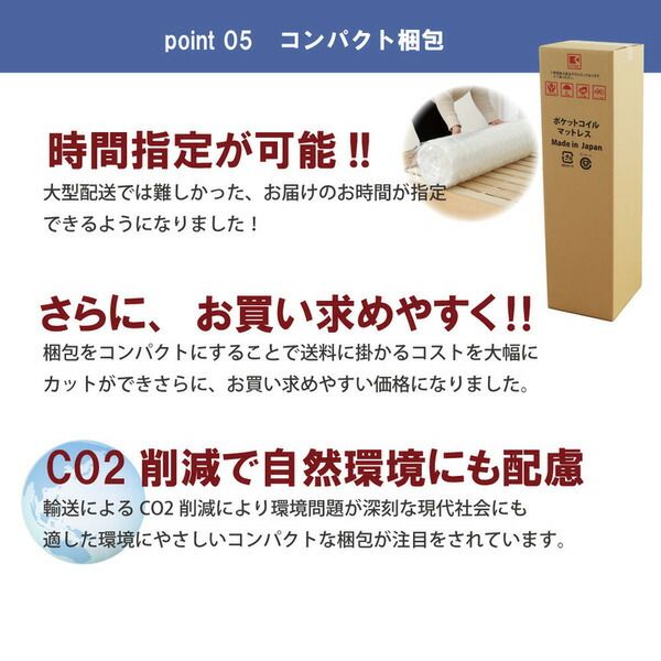 日P642 夜香ハイグレード 国産ロールマットレス ワイドダブル（WD) レギュラー代引NG