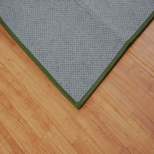 消臭い草 ラグマット/絨毯 長方形 グリーン 約191×300cm 裏：不織布 防滑 抗菌 防臭 湿度調整効果 〔リビング〕代引NG