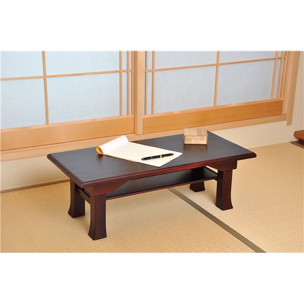 折りたたみ便利机 幅75cm ミニテーブル 配膳台 桐製ブラウン完成品 デスク 机木製代引NG