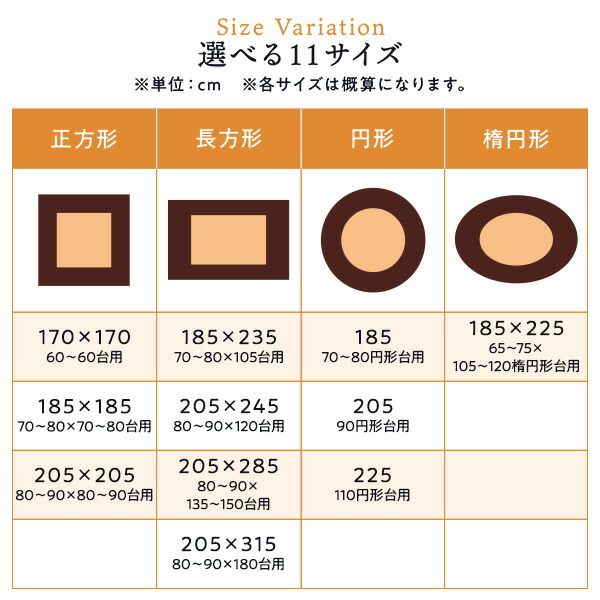 厚掛け こたつ布団 単品 正方形 無地 ベージュ 185×185cm リバーシブル 抗菌防臭 洗える オールシーズン 防滑 床暖房対応代引NG