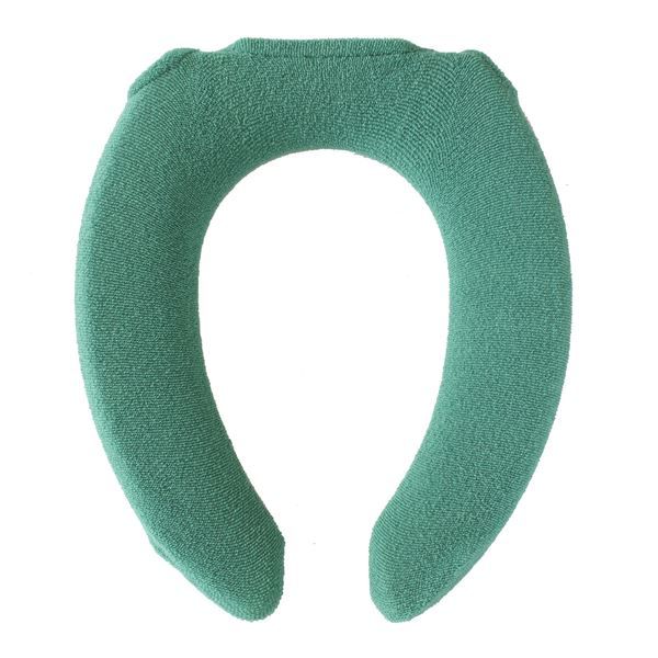 スーパSALE10倍＆4時間限定10％OFF 便座カバー/トイレカバー 【U型便座カバー グリーン 3個セット】 約幅9cm 洗える ボタニカルガーデン 〔お手洗い 御手洗〕