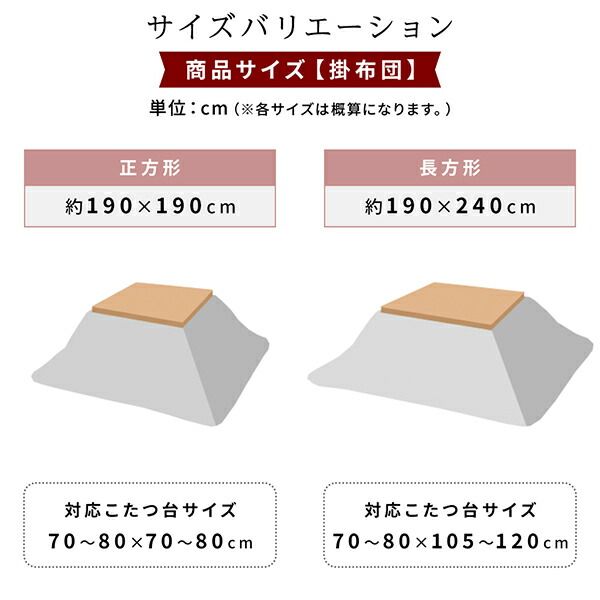 あったか こたつ掛け布団 （単品） 約190×240cm グリーン 長方形 洗える おしゃれ 薄掛けタイプ 〔冬支度 寒さ対策〕代引NG