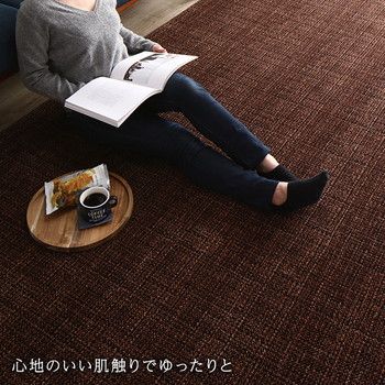 ラグマット こたつ敷布団 約200×250cm グリーン 防滑加工 ホットカーペット対応 マイクロファイバー サンゴマイヤー リビング代引NG