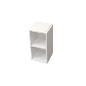 スーパSALE10倍＆4時間限定10％OFF トイレラック トイレ収納 約幅15×奥行15×高さ30.5cm オープンタイプ ホワイト スタッキング de トイレ収納 お手洗い 御手洗