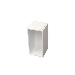 スーパSALE10倍＆4時間限定10％OFF トイレラック トイレ収納 約幅15×奥行15×高さ30.5cm オープンタイプ ホワイト スタッキング de トイレ収納 お手洗い 御手洗