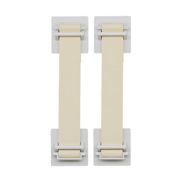 スーパSALE10倍＆4時間限定10％OFF キングジム 地震対策ゴムストッパー300 シロ GS300シロ 1組（2本）