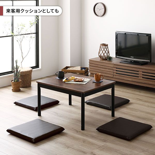 スーパSALE10倍＆4時間限定10％OFF 長座布団 ブラック 単品 日本製 ロング クッション フラット シート 42×120 cm PVC 合皮 レザー シンプル モダン デザイン