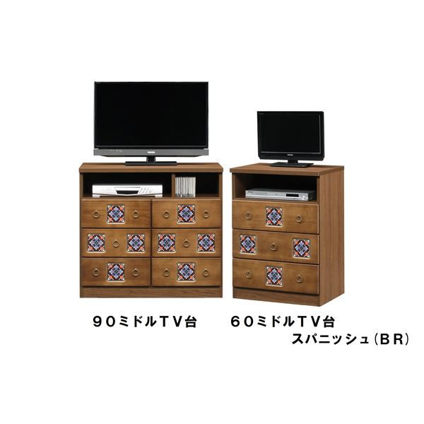 スーパSALE10倍＆4時間限定10％OFF ミドル テレビ台 テレビボード 幅89cm ブラウン 日本製 木製 桐材 リビング ダイニング 子供部屋 ベッドルーム 寝室 完成品
