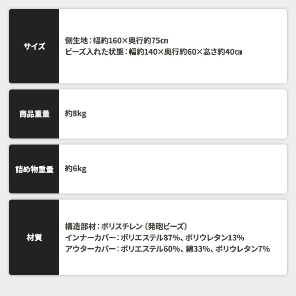 日本製 特大 ビーズクッション  イエロー  ビーズソファ 大きめ ビーズ補充可能 洗えるカバー おしゃれ においの少ない マイクロビーズ ローソファ 座椅子 大きいクッション 撥水カバー おうち時間 代引NG
