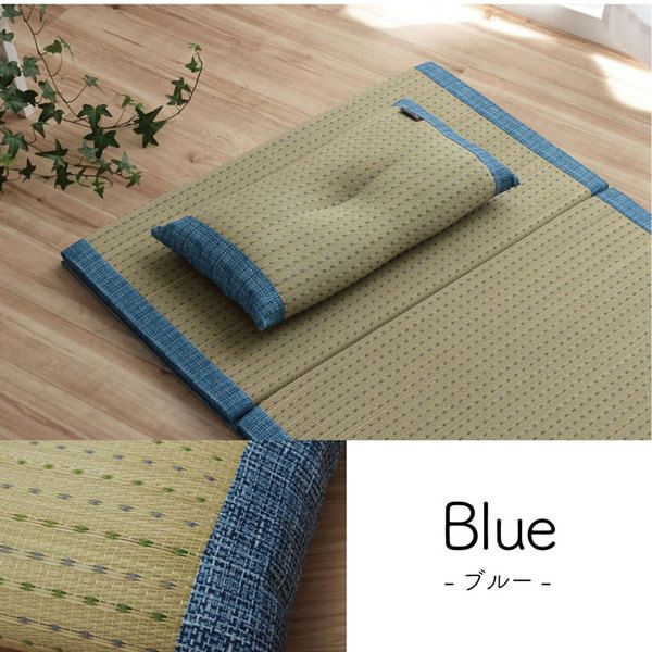 い草 枕/ピロー 約50×30cm オレンジ 消臭 抗菌 防臭 小林製薬コバガード使用 シンプル ごろ寝 〔ベッドルーム リビング〕代引NG