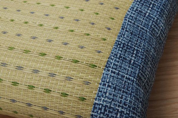 い草 枕/ピロー 約50×30cm オレンジ 消臭 抗菌 防臭 小林製薬コバガード使用 シンプル ごろ寝 〔ベッドルーム リビング〕代引NG