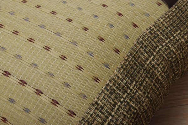 い草 枕/ピロー 約50×30cm オレンジ 消臭 抗菌 防臭 小林製薬コバガード使用 シンプル ごろ寝 〔ベッドルーム リビング〕代引NG